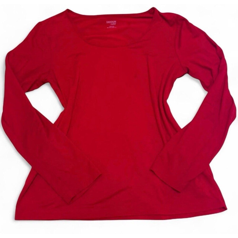 Super Soft Red Basic Long Sleeve